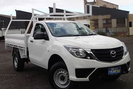 White 2018 Mazda BT-50 Cab Chassis Xt (4X2)