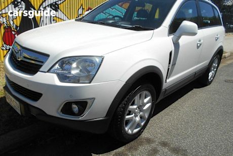 White 2013 Holden Captiva Wagon 5 (Fwd)