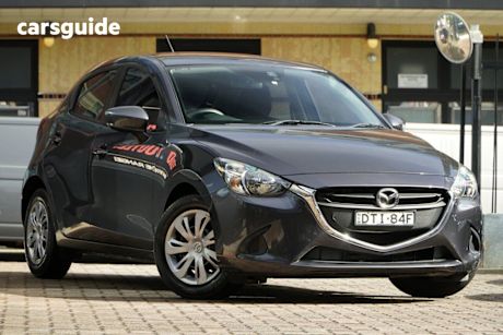 Grey 2017 Mazda 2 Hatchback Neo