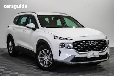 White 2022 Hyundai Santa FE Wagon Mpi (2Wd)