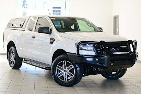 White 2022 Ford Ranger Ute Tray XL 4X4