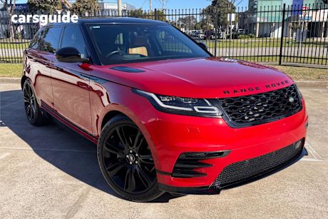 Red 2018 Land Rover Range Rover Velar SUV P380 R-DYNAMIC HSE 4WD