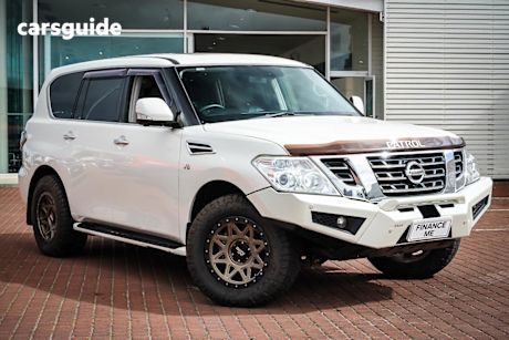 White 2019 Nissan Patrol Wagon Ti (4X4) (5Yr)