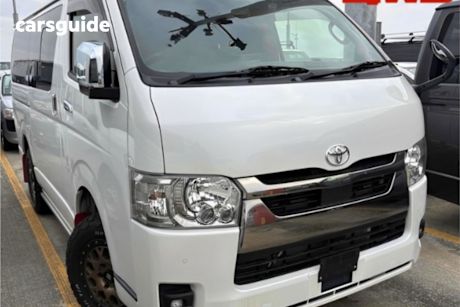 White 2022 Toyota HiAce Commercial 2.8L DIESEL VAN SUPER GL DARK PRIME 2