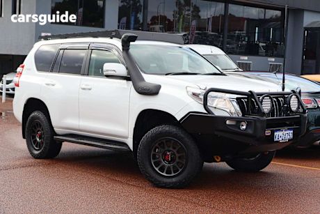 White 2014 Toyota Landcruiser Prado SUV GXL 4X4