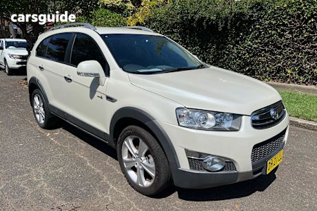 White 2012 Holden Captiva SUV 7 LX 4X4