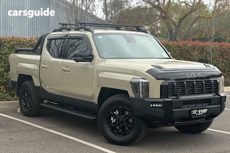 Beige 2025 Kia Tasman Ute Tray X-PRO 4X4