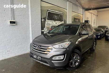 Silver 2015 Hyundai Santa FE Wagon Active Crdi (4X4)