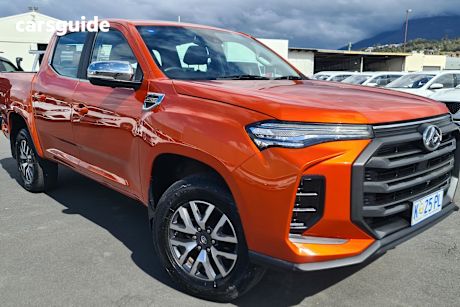 Orange 2022 LDV T60 Ute Tray MAX LUXE 4X4