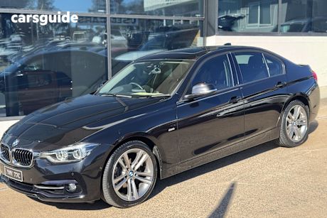 Black 2016 BMW 320I Sedan Sport Line