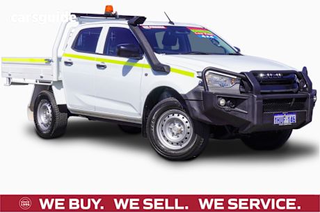 White 2022 Isuzu D-MAX Ute Tray SX 4X4