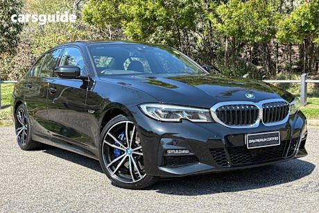 Black 2022 BMW 330E Sedan M Sport Phev