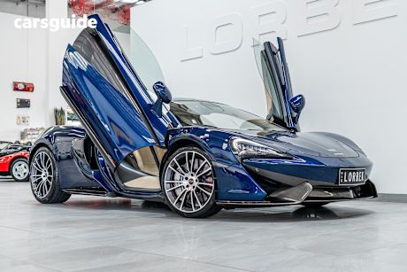 Blue 2018 McLaren 570S Coupe