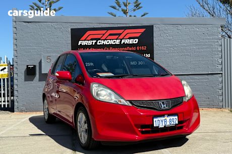 Red 2012 Honda Jazz Hatch GLI F
