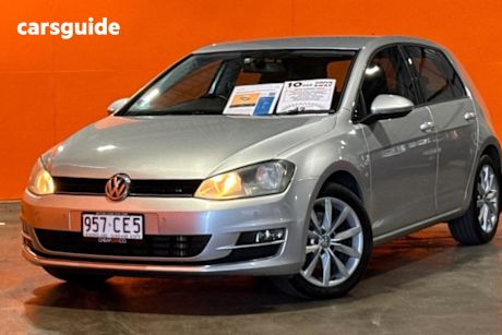 Silver 2013 Volkswagen Golf Hatchback 110 Tdi Highline