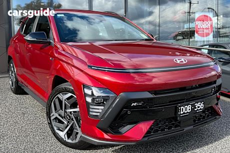 Red 2024 Hyundai Kona SUV N LINE 4X4
