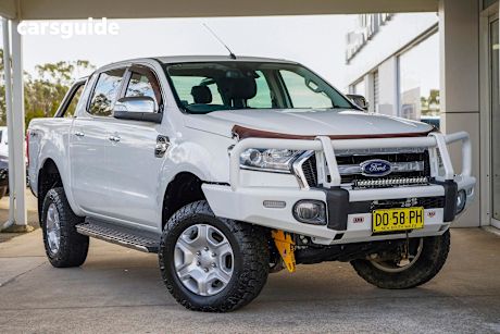 White 2016 Ford Ranger Ute Tray XLT 4X4