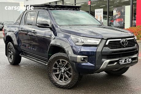 Blue 2023 Toyota Hilux Ute Tray ROGUE 4X4