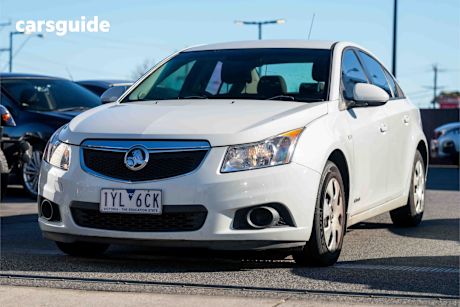 White 2012 Holden Cruze Sedan Cd