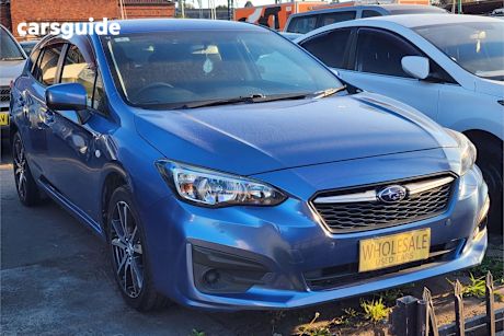 Blue 2017 Subaru Impreza Hatchback 2.0I (Awd)