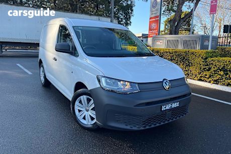 White 2024 Volkswagen Caddy Commercial TDI320 F