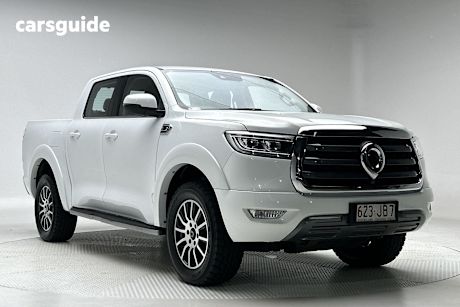 White 2023 GWM UTE Ute Tray CANNON 4X4