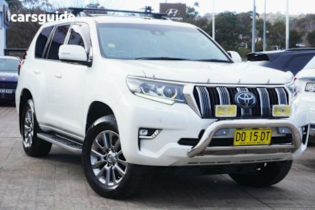 White 2018 Toyota Landcruiser Prado Wagon Kakadu (4X4)