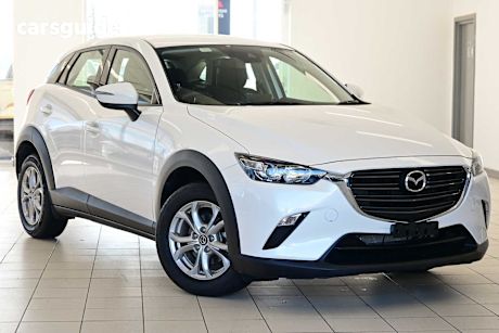 White 2023 Mazda CX-3 SUV G20 PURE F