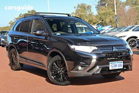 Black 2019 Mitsubishi Outlander SUV BLACK EDITION F