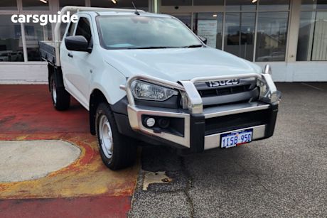 White 2022 Isuzu D-MAX Space Cab Chassis Sx (4X4)