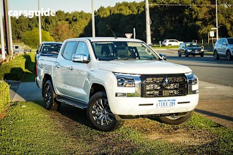 White 2024 Mitsubishi Triton Double Cab Pick Up Gls (4X4)