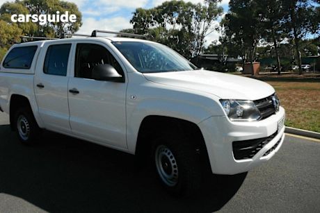 White 2016 Volkswagen Amarok Dual Cab Utility Tdi420 (4X2)