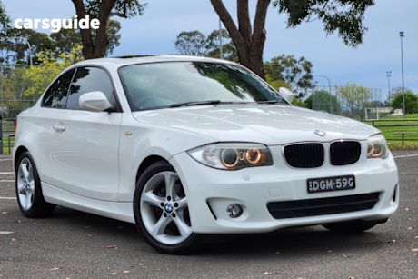 White 2013 BMW 1 Coupe 120I R