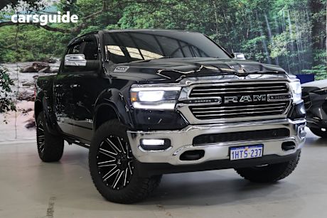 Black 2021 Ram 1500 Crew Cab Utility Laramie (Hybrid)