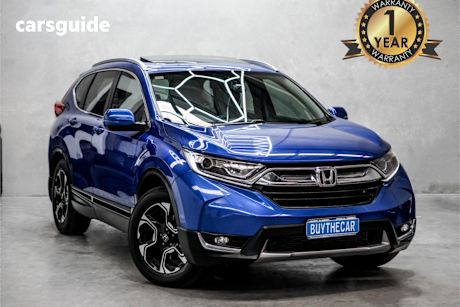 Blue 2017 Honda CR-V SUV VTI-L F