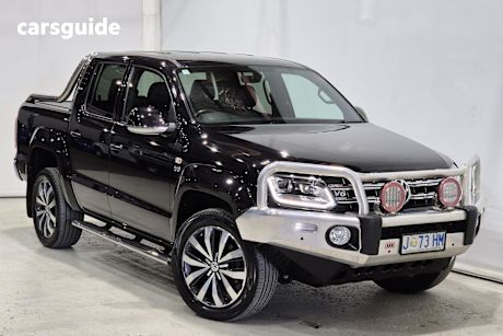 Black 2019 Volkswagen Amarok Ute Tray TDI580 ULTIMATE 4X4