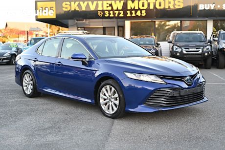 Blue 2019 Toyota Camry Sedan ASCENT F