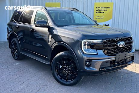 Grey 2025 Ford Everest SUV SPORT R