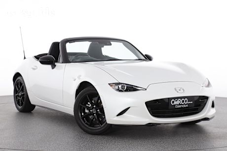 White 2021 Mazda MX-5 Convertible R