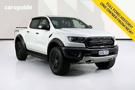White 2019 Ford Ranger Double Cab Pick Up Raptor 2.0 (4X4)