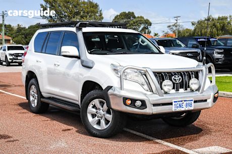 White 2016 Toyota Landcruiser Prado SUV GXL 4X4