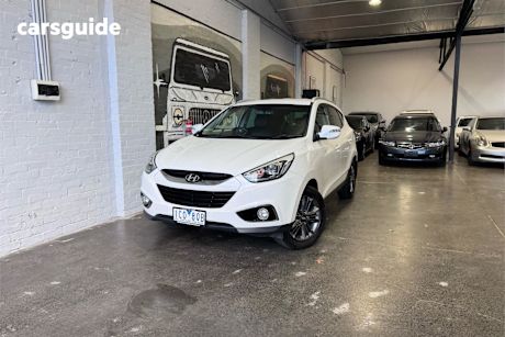 White 2014 Hyundai IX35 Wagon Se (Fwd)