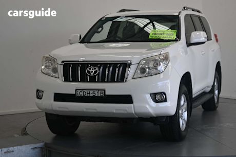 White 2011 Toyota Landcruiser Prado Wagon Gxl (4X4)