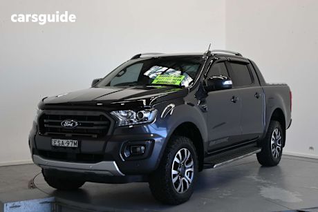 Grey 2019 Ford Ranger Double Cab Pick Up Wildtrak 2.0 (4X4)