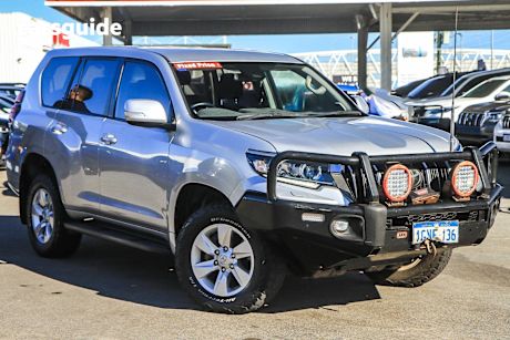 Silver 2018 Toyota Landcruiser Prado SUV GXL 4X4
