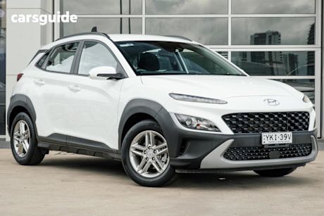 White 2021 Hyundai Kona Wagon (Fwd)