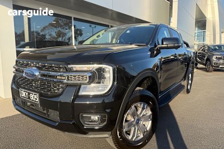 Black 2024 Ford Ranger Ute Tray XLT 4X4