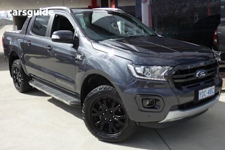 Grey 2019 Ford Ranger Double Cab Pick Up Wildtrak 3.2 (4X4)