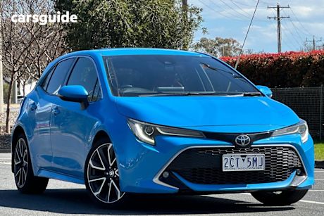 Blue 2019 Toyota Corolla Hatch ZR F
