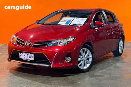 Red 2013 Toyota Corolla Hatchback Ascent